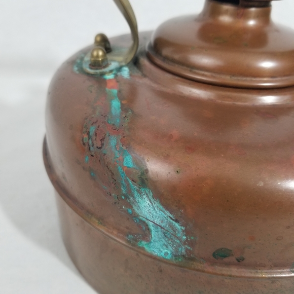 Vintage Solid Copper Tea Kettle Made in England - Picture 9 of 16